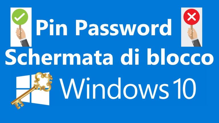 Elimina il PIN in Windows 10: la guida completa